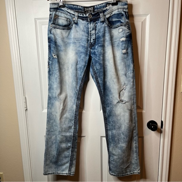 Salvage Jeans Buckle Salvage Mayhem Regular Bootcut Jeans Size 34l Acid Washed Poshmark
